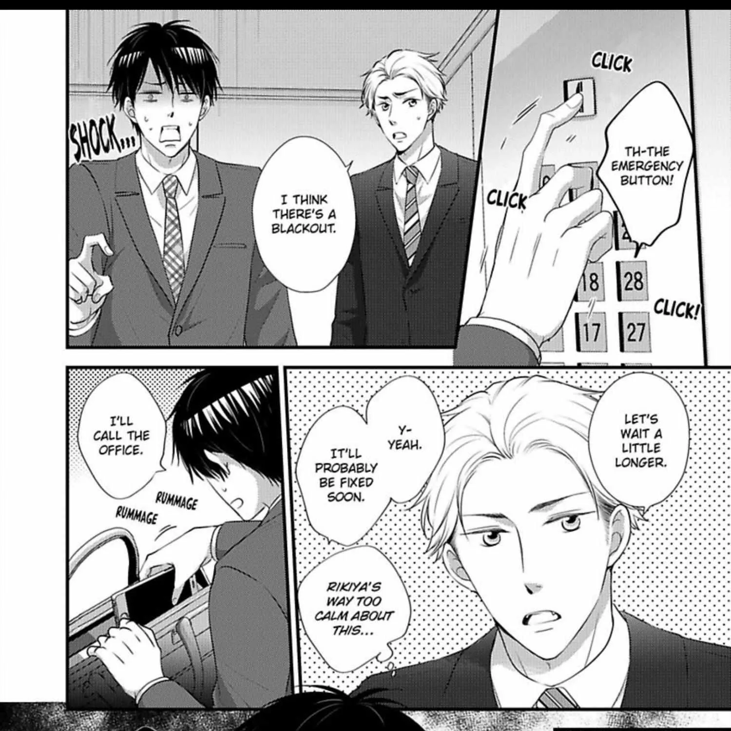 Kankin Elevator Ikemen Riimen Ue ni Mairimasu Chapter 28 page 38 - 