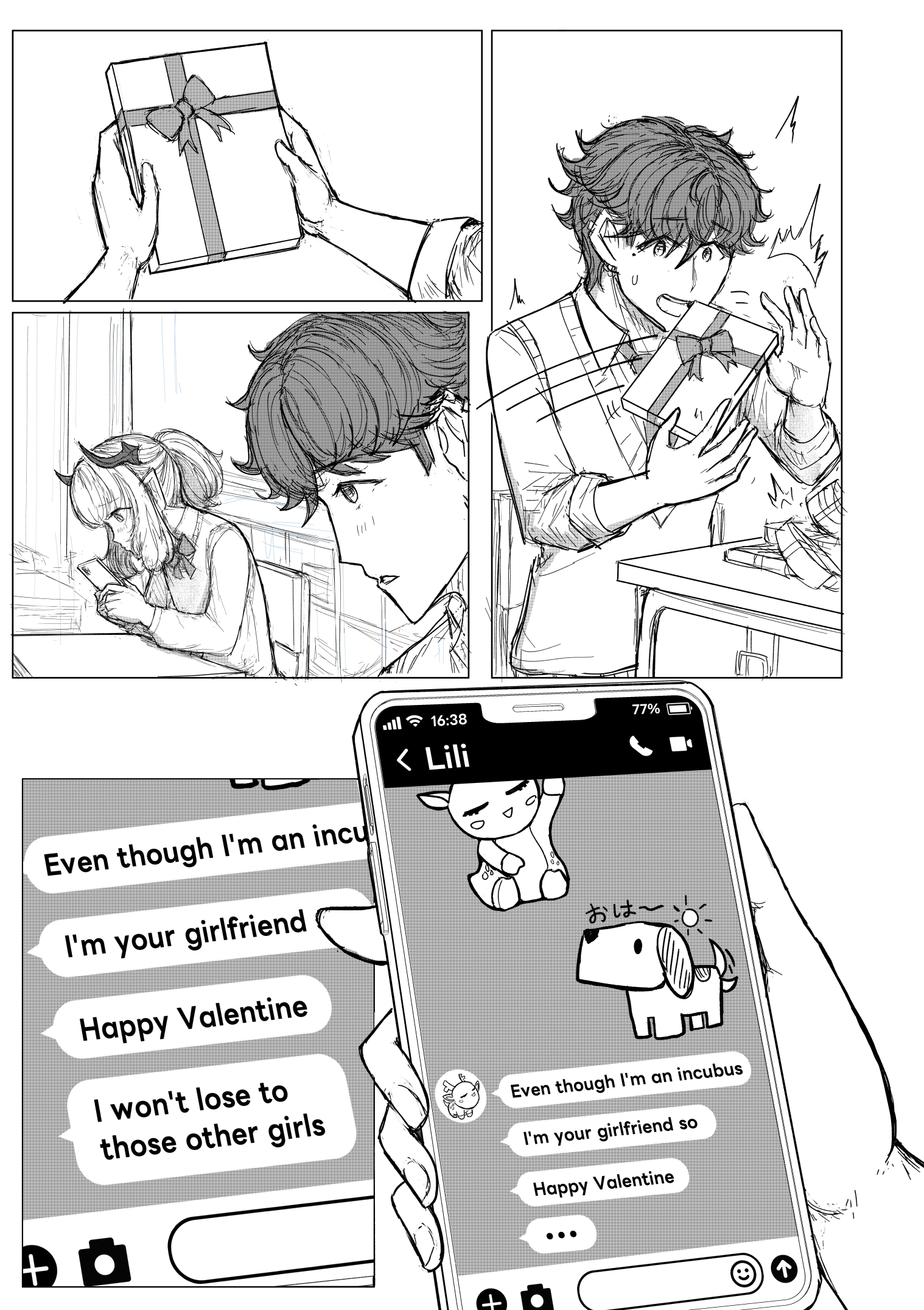 KANOIN: My Incubus (Girl)Friend Chapter 18.1 page 3 - 