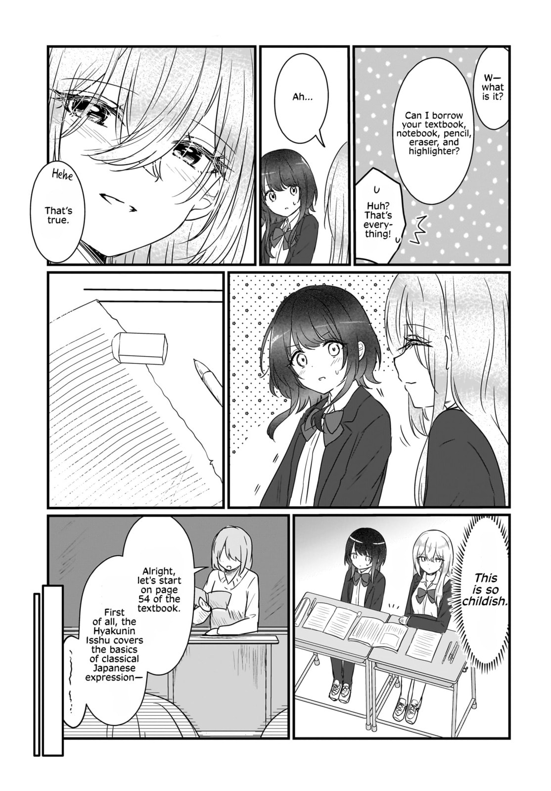 Kanojo no Kanojo to Fujun na Hatsukoi Chapter 1 page 9 - 