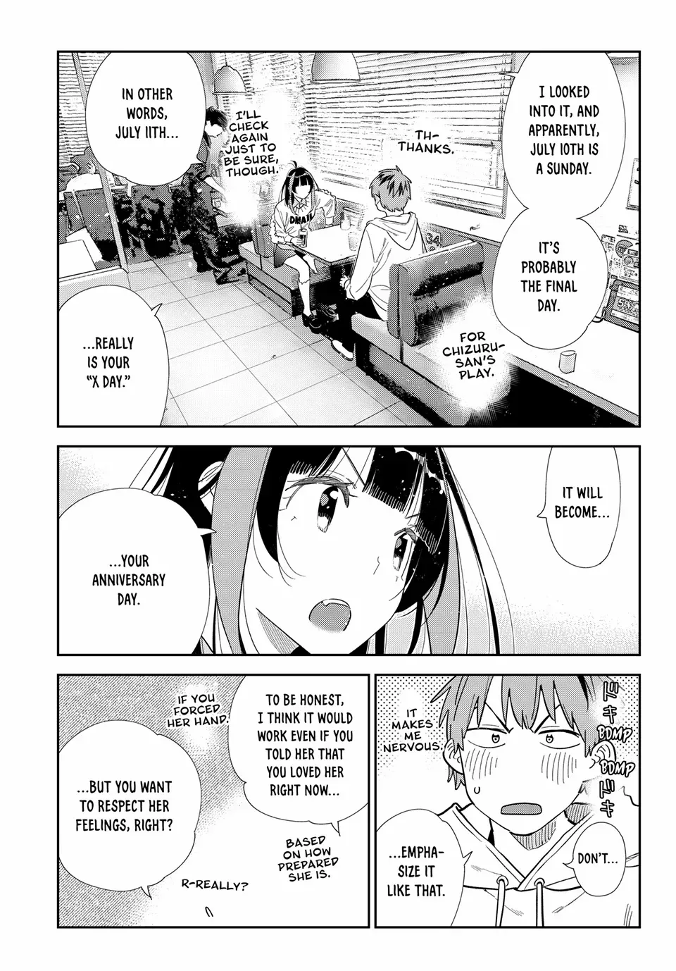 Kanojo, Okarishimasu Chapter 392 page 4 - 
