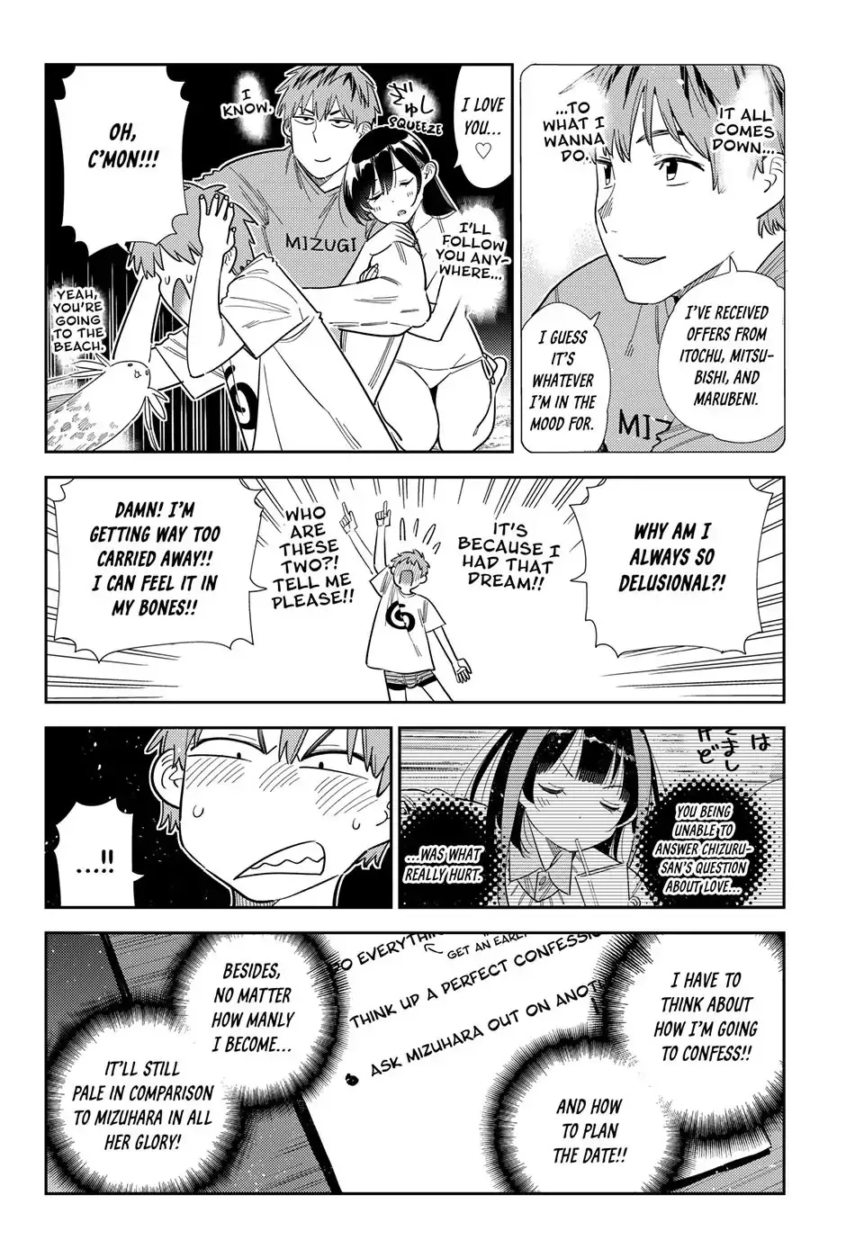 Kanojo, Okarishimasu Chapter 393 page 14 - 