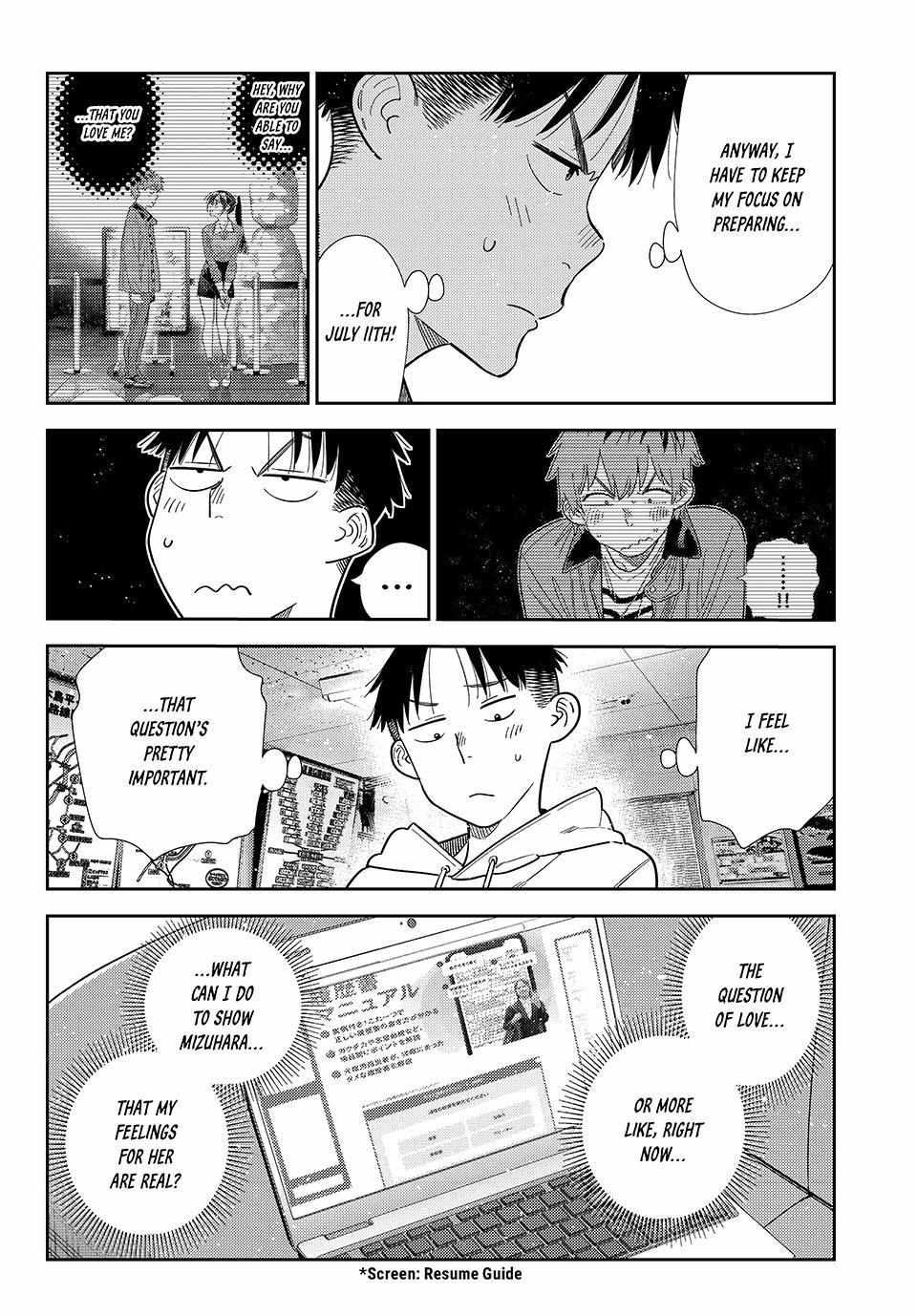 Kanojo, Okarishimasu Chapter 412 page 15 - 