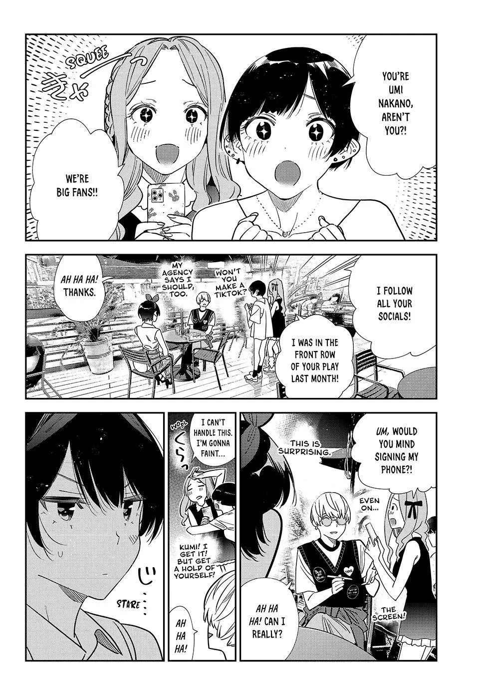 Kanojo, Okarishimasu Chapter 427 page 14 - 