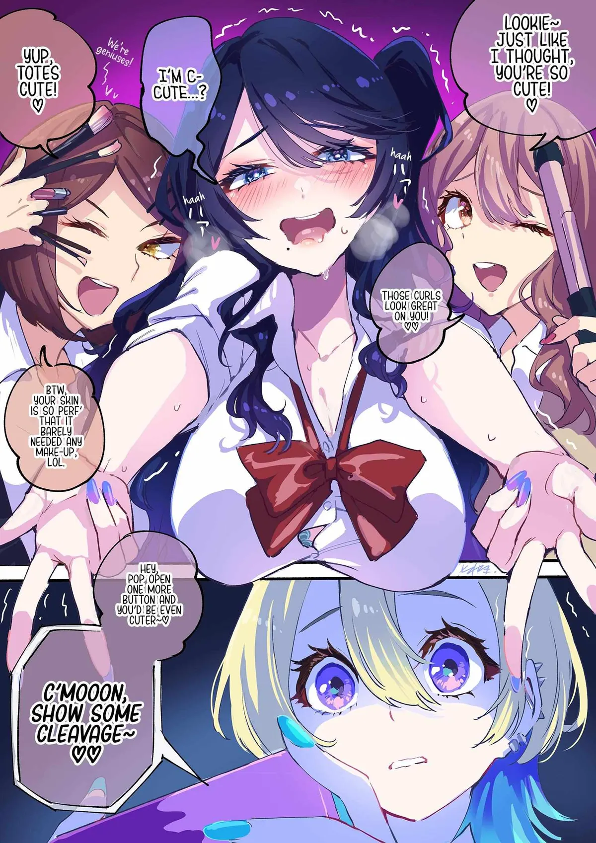 Kanpeki na Iinchou-chan to Gouhou Gyaru-chan no Manga Chapter 1.5 page 3 - 