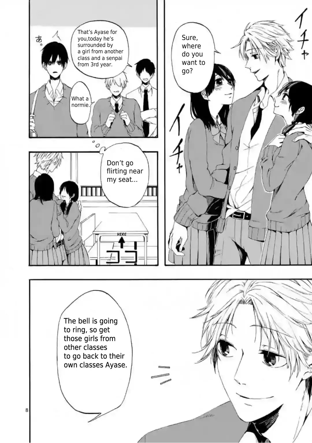 Kare wa Kanojo ni Kawaru no de Chapter 1 page 8 - 