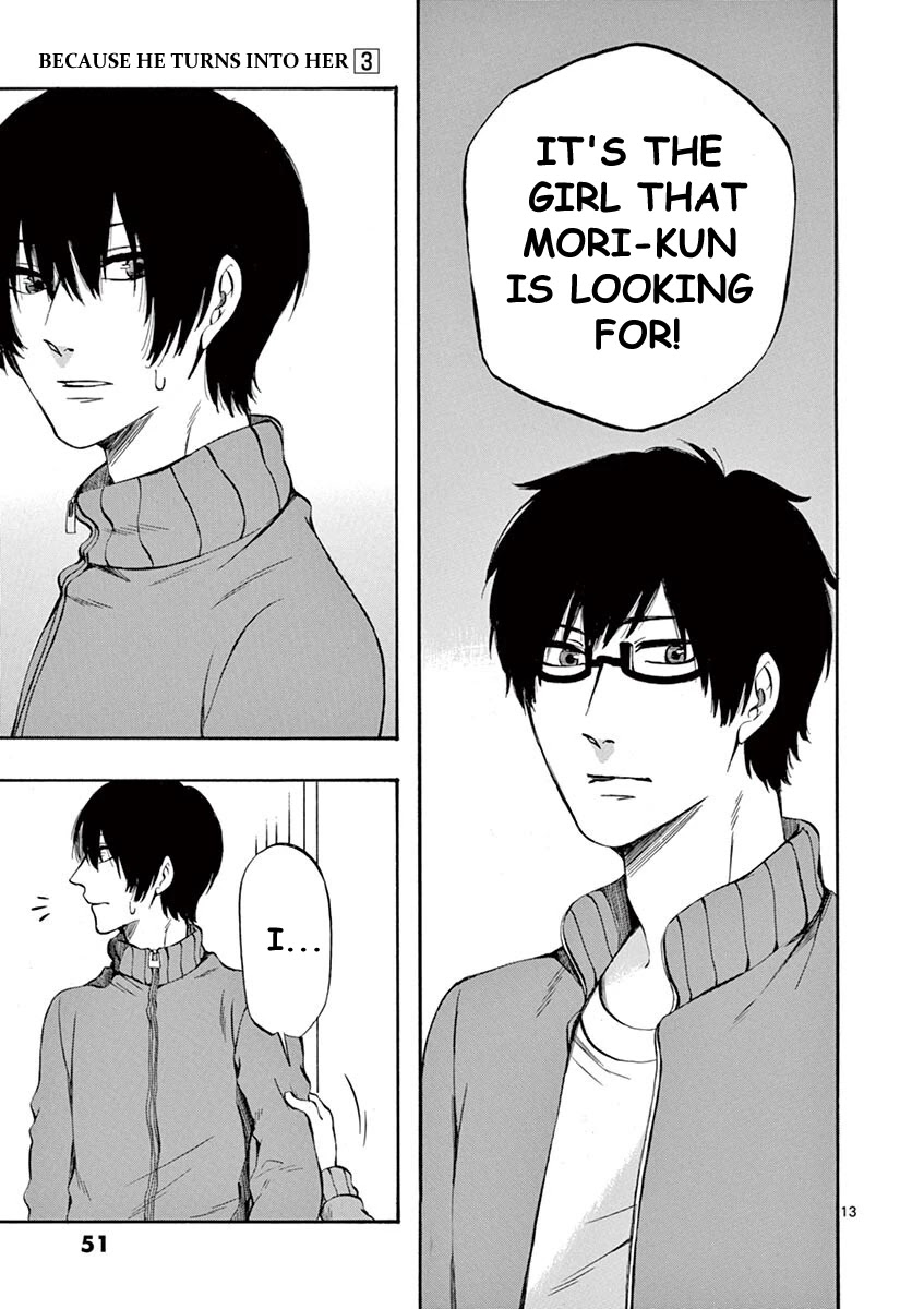 Kare wa Kanojo ni Kawaru no de Chapter 21 page 13 - 