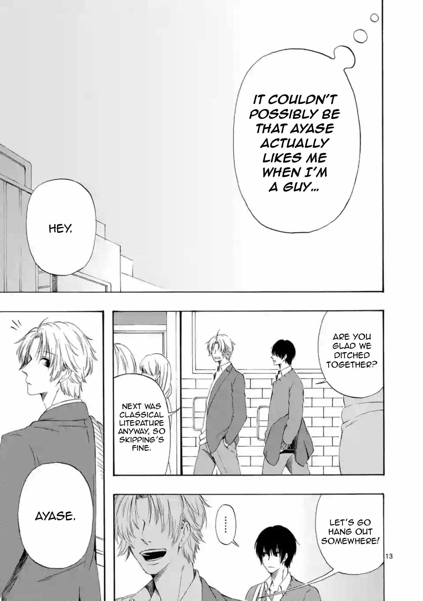 Kare wa Kanojo ni Kawaru no de Chapter 34 page 13 - 