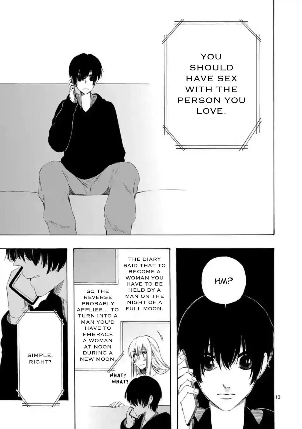 Kare wa Kanojo ni Kawaru no de Chapter 36 page 13 - 
