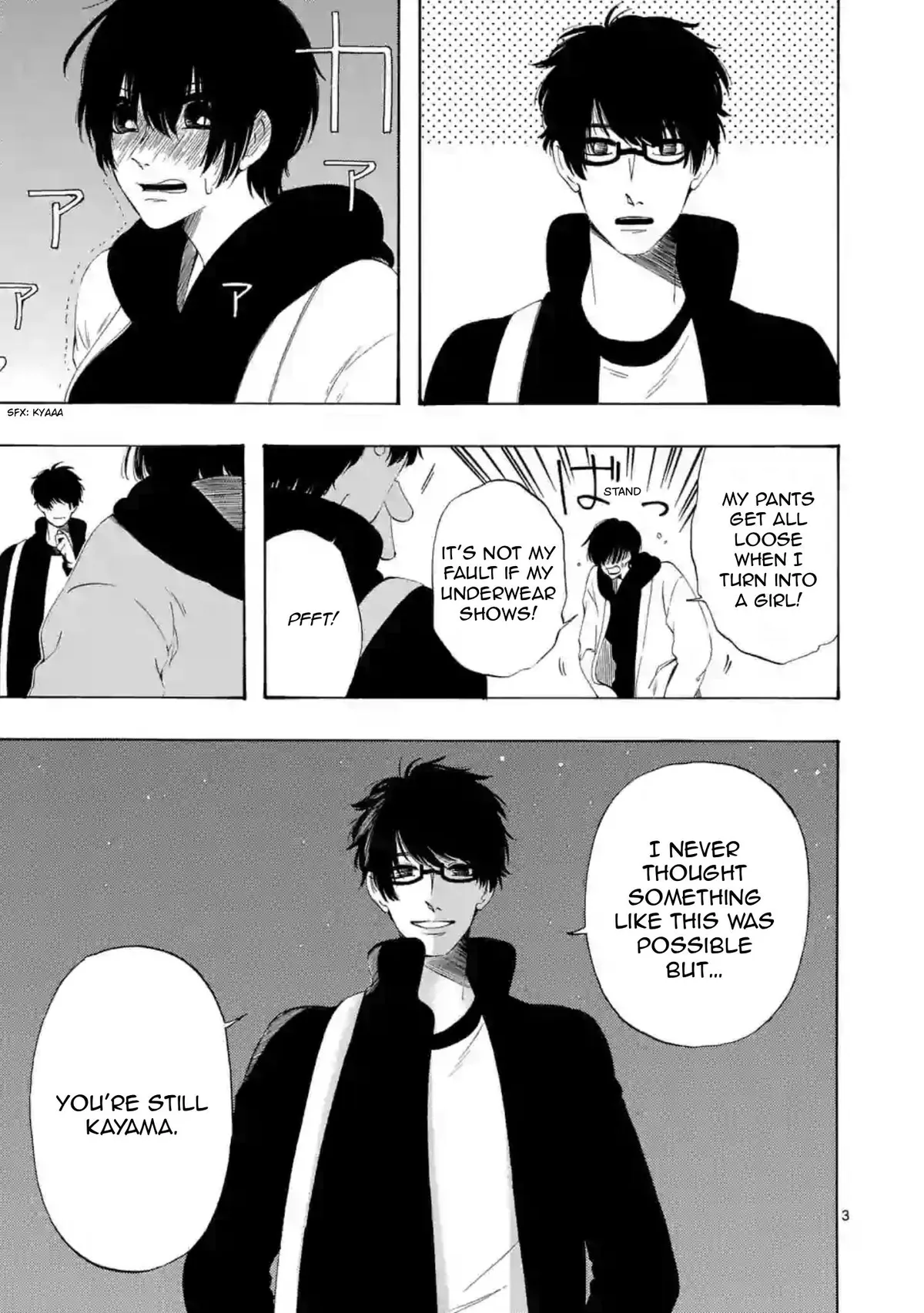 Kare wa Kanojo ni Kawaru no de Chapter 36 page 3 - 
