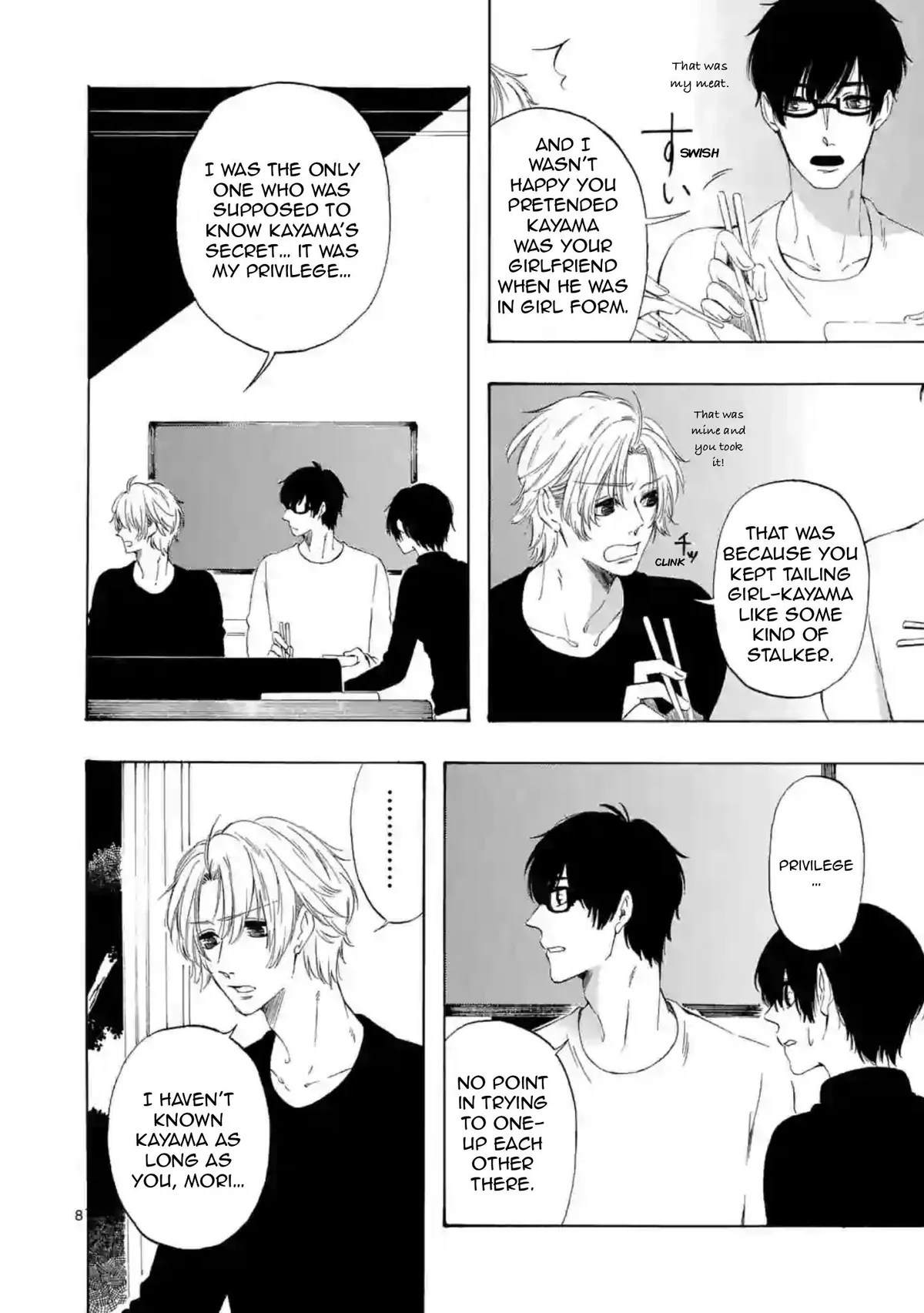 Kare wa Kanojo ni Kawaru no de Chapter 37 page 8 - 