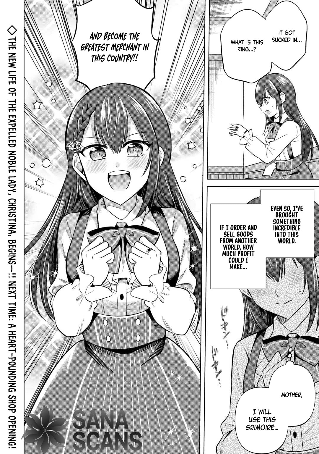 Kataroku Tsuuhan Kara Hajimaru, Tsuihou Reijou no Slow Life Chapter 1 page 34 - 