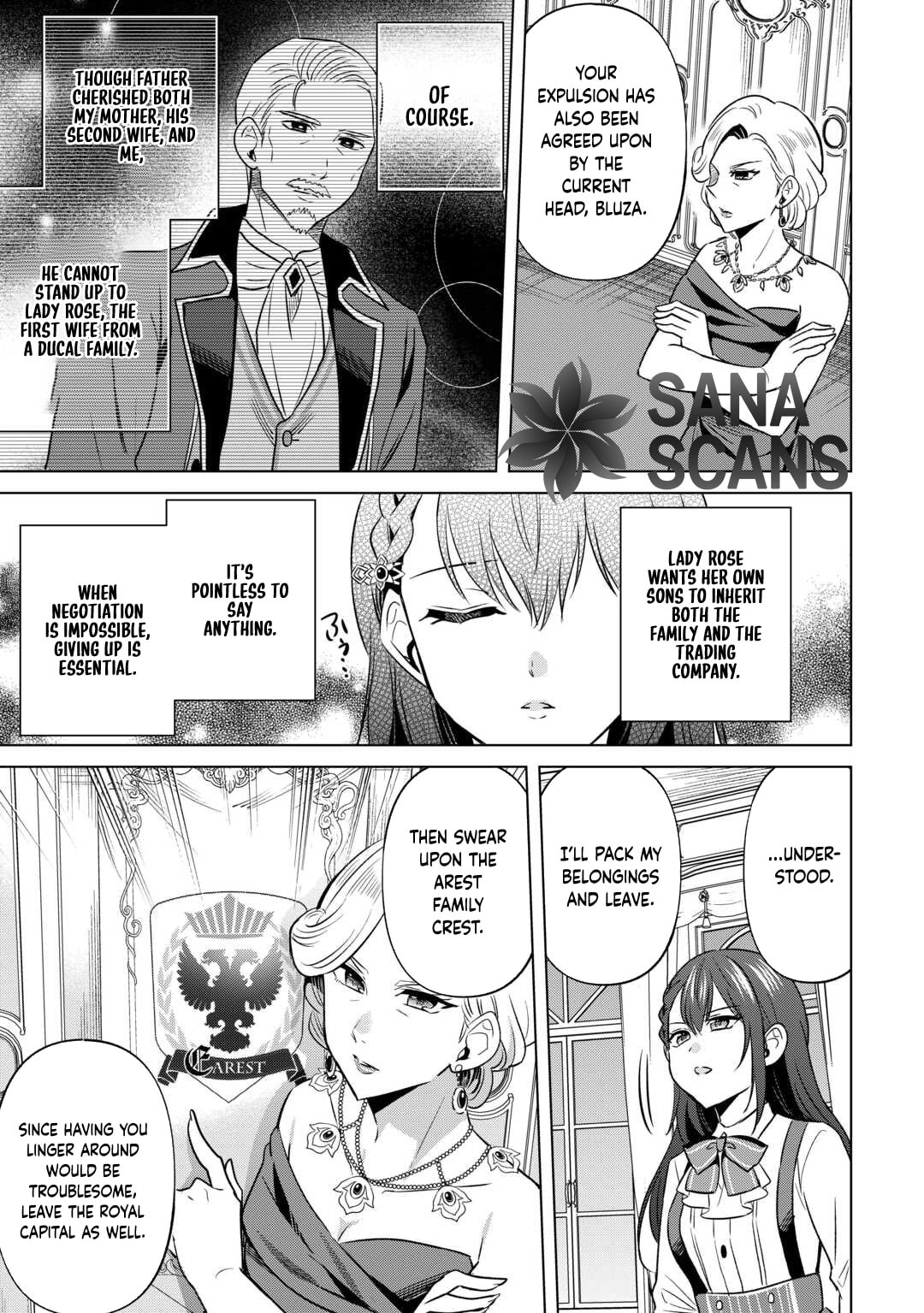 Kataroku Tsuuhan Kara Hajimaru, Tsuihou Reijou no Slow Life Chapter 1 page 7 - 