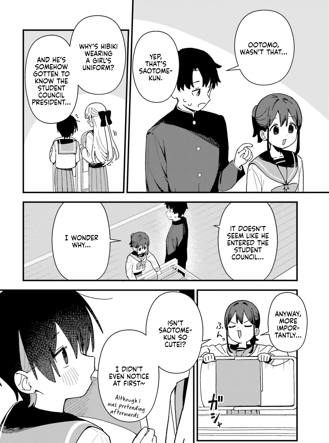 Kawaihara-senpai loves cute (Saotome-kun)! Chapter 3 page 35 - 