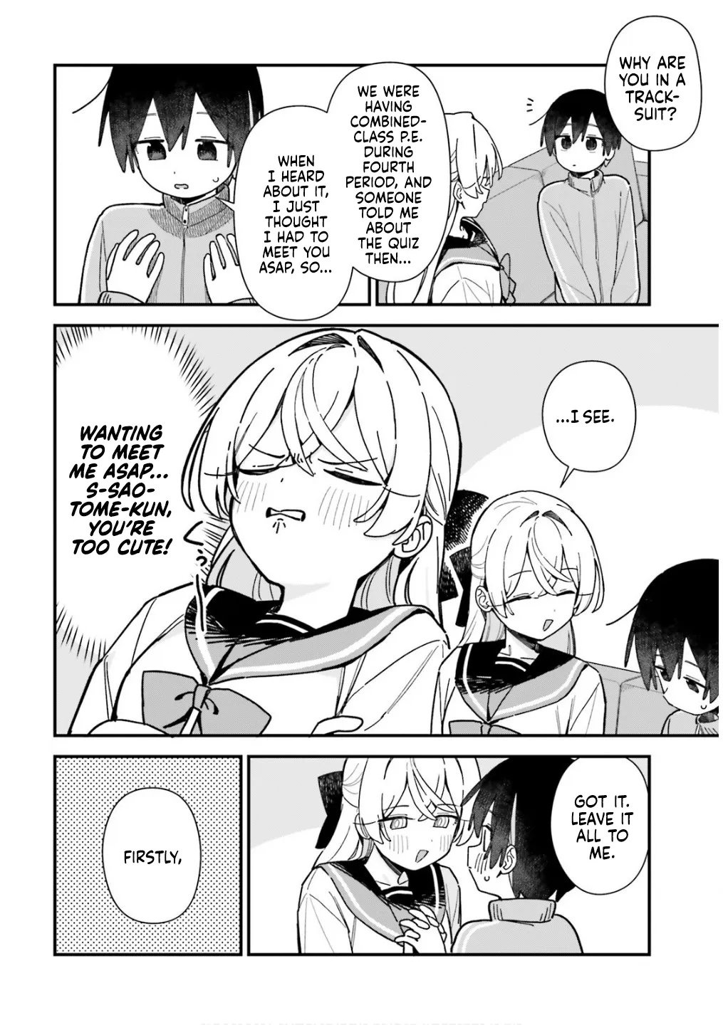 Kawaihara-senpai loves cute (Saotome-kun)! Chapter 6 page 6 - 
