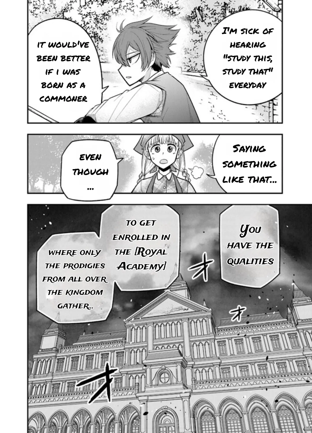 Ken to Mahou to Gakureki Shakai ~Zense wa Gariben Datta Ore ga, Konse wa Kazemakase de Jiyuu ni Ikitai~ Chapter 1.1 page 15 - 