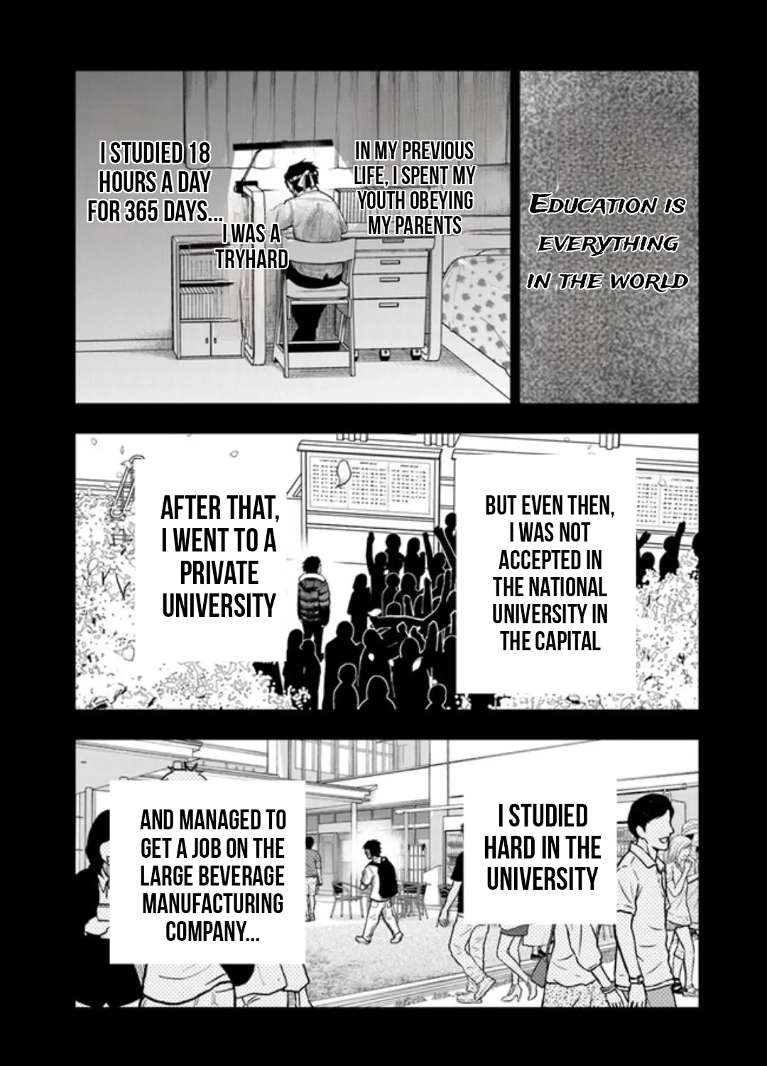 Ken to Mahou to Gakureki Shakai ~Zense wa Gariben Datta Ore ga, Konse wa Kazemakase de Jiyuu ni Ikitai~ Chapter 1.2 page 1 - 