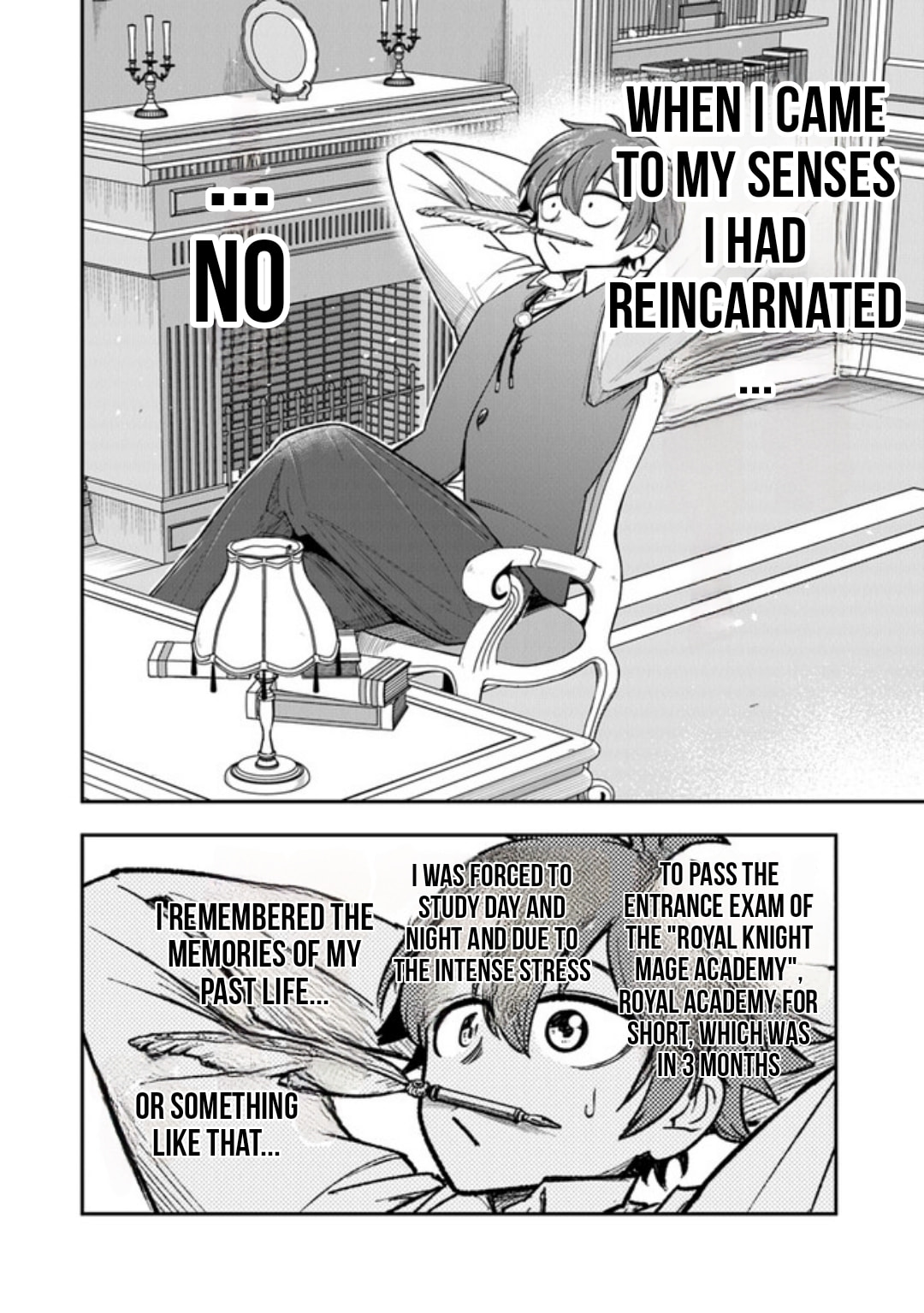Ken to Mahou to Gakureki Shakai Chapter 1.1 page 14 - 