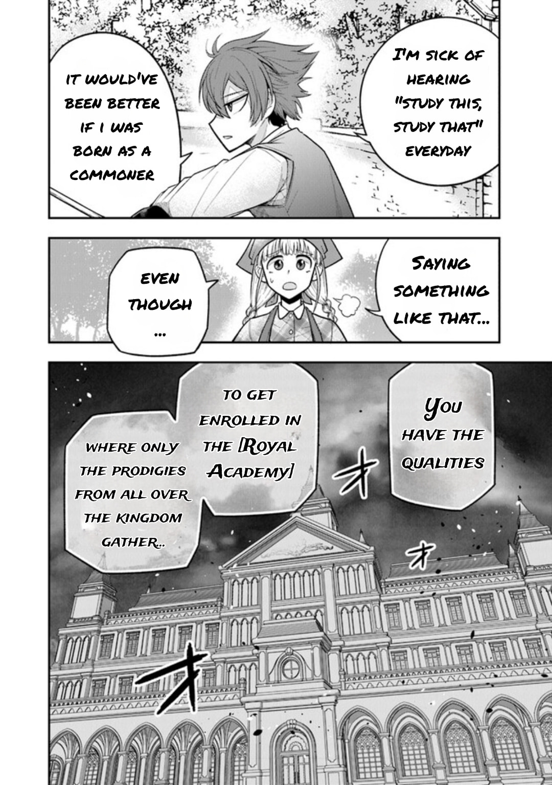 Ken to Mahou to Gakureki Shakai Chapter 1.1 page 10 - 