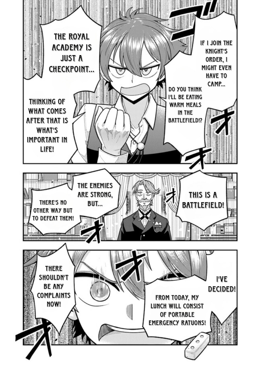 Ken to Mahou to Gakureki Shakai Chapter 1.3 page 1 - 