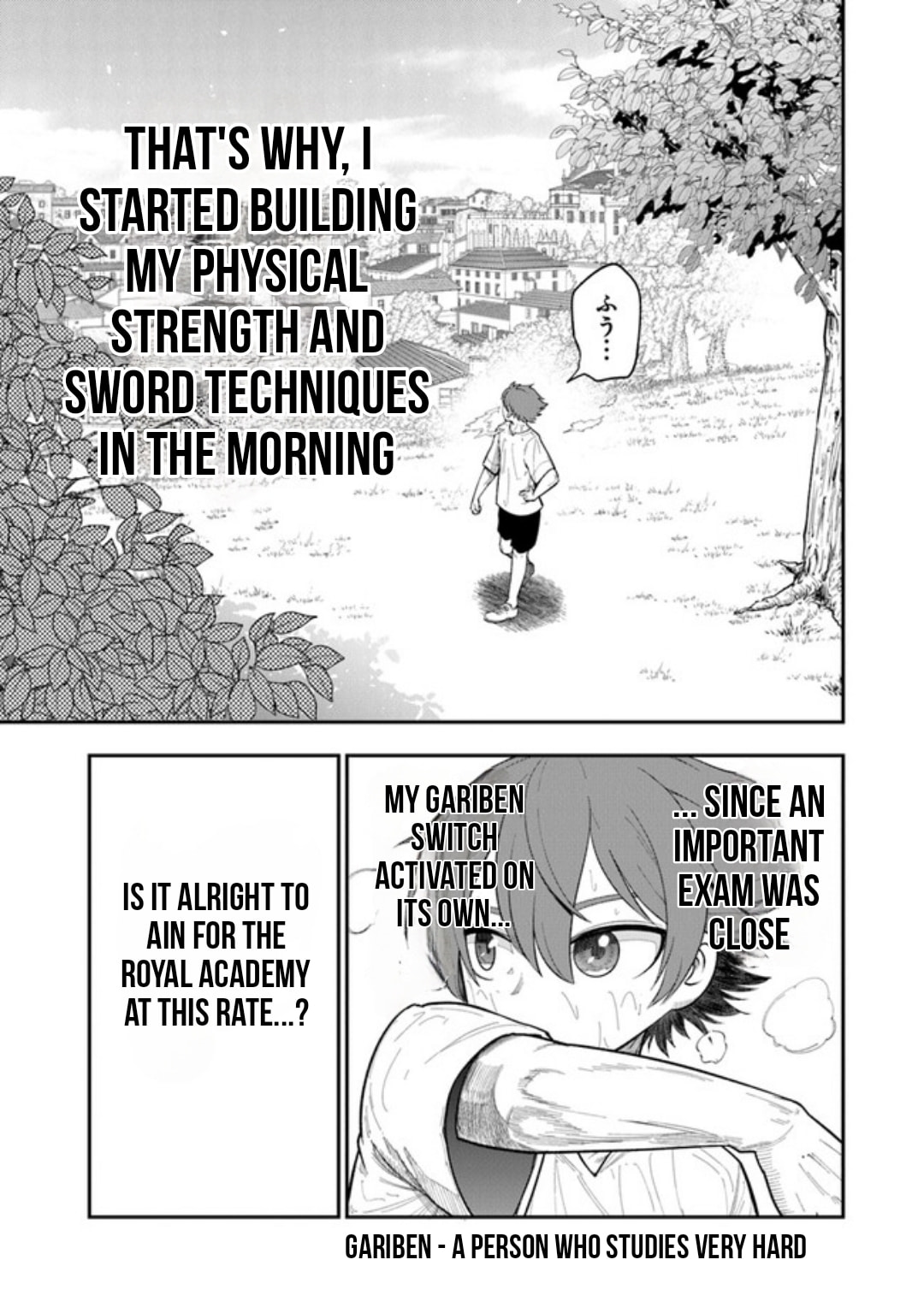 Ken to Mahou to Gakureki Shakai Chapter 1.3 page 6 - 