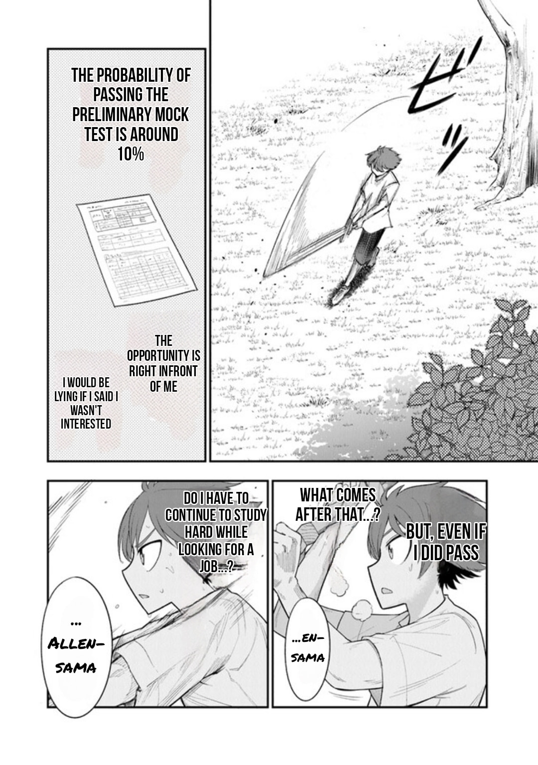 Ken to Mahou to Gakureki Shakai Chapter 1.3 page 7 - 