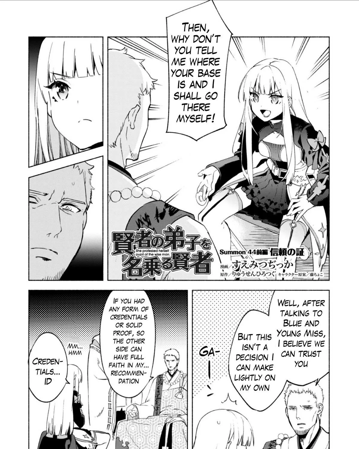 Kenja no Deshi wo Nanoru Kenja Chapter 44 page 3 - 