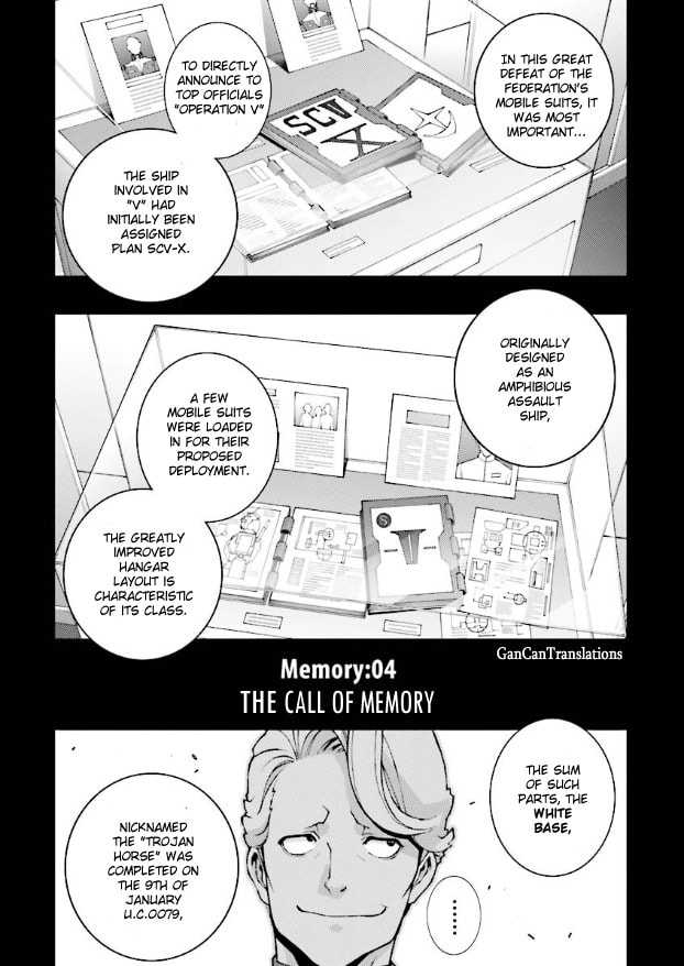 Kidou Senshi Gundam: Day After Tomorrow - Kai Shiden no Memory yori Chapter 4 page 1 - 