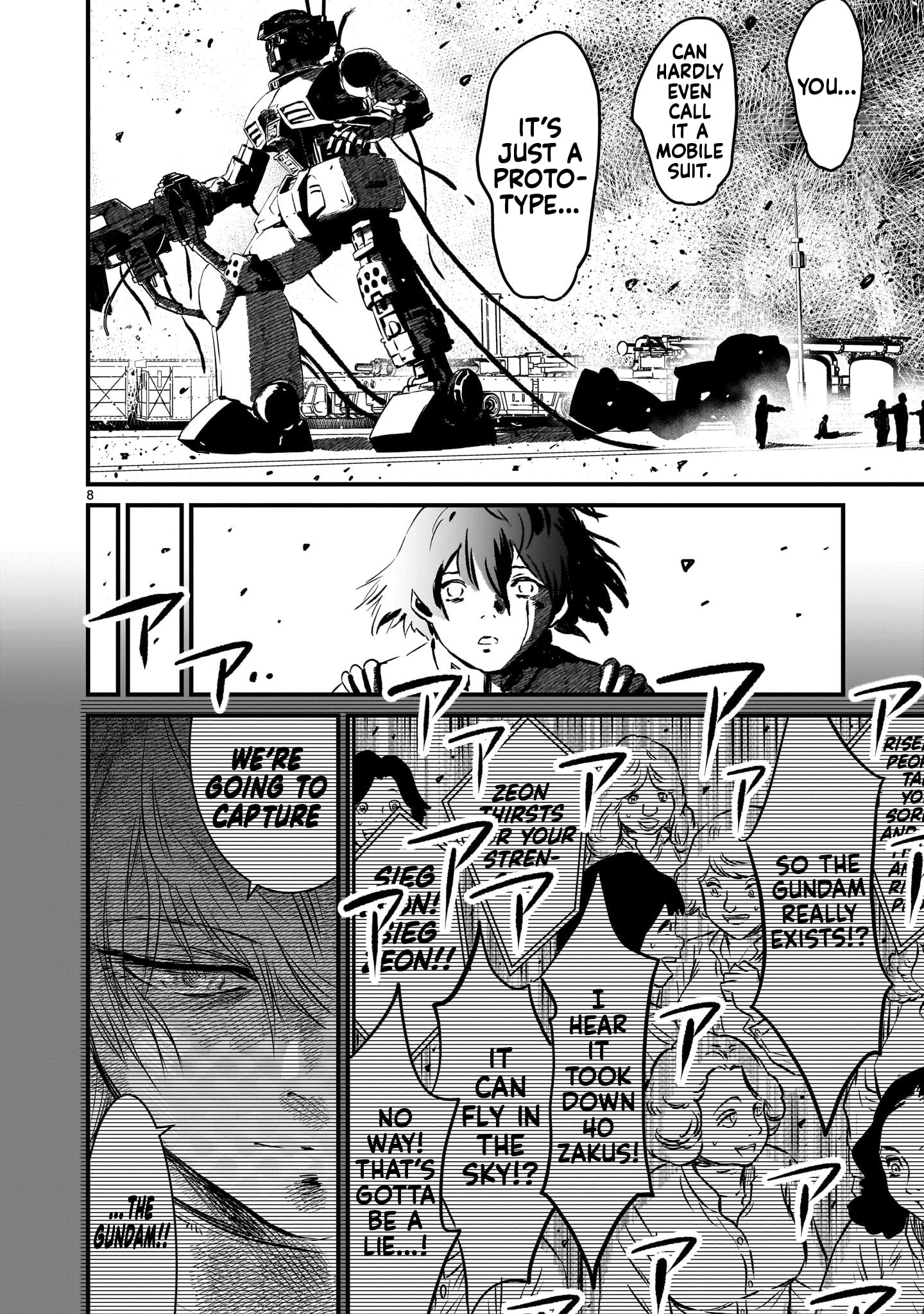 Kidou Senshi Gundam: Flanagan Boon Senki Chapter 35 page 8 - 