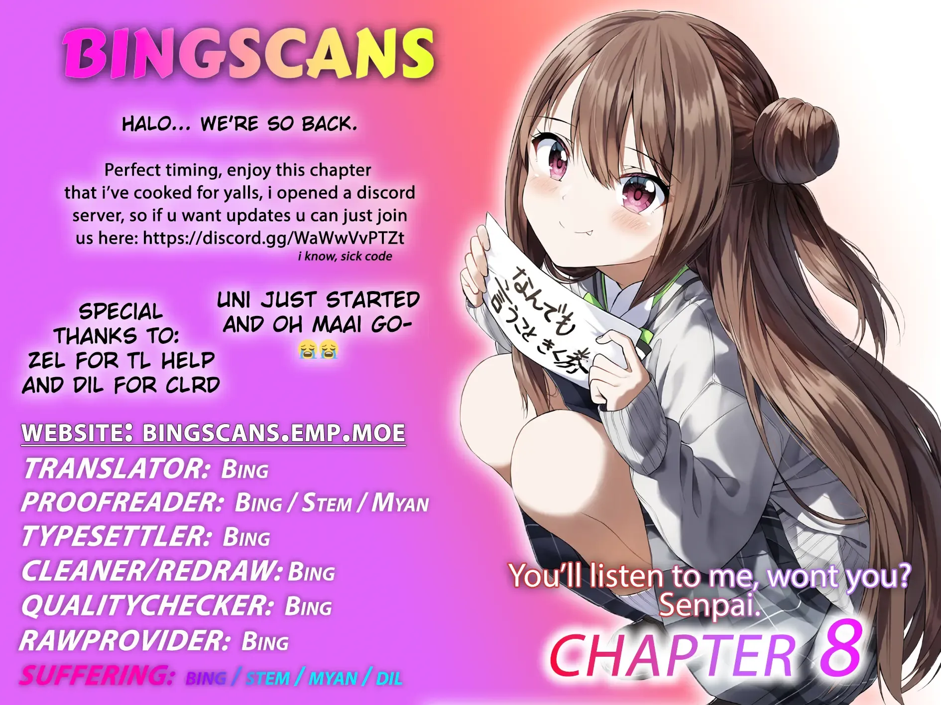Kiite kuremasu yo ne? Senpai Chapter 8 page 2 - 