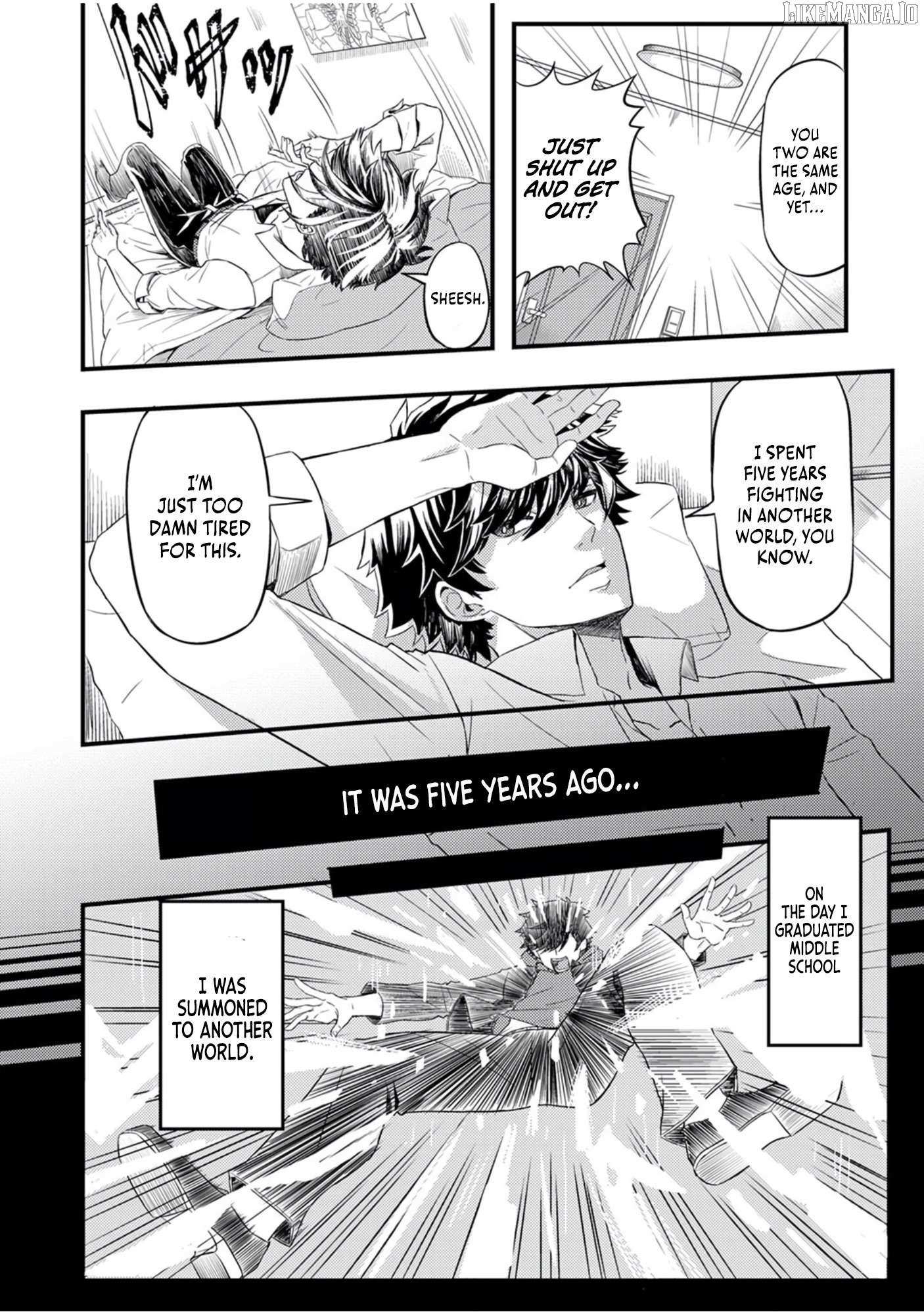 Kikaku-gai no Danjon Kouryaku-sha, Jitsu wa Isekai Kaeri no Moto Yuusha Chapter 1 page 7 - 