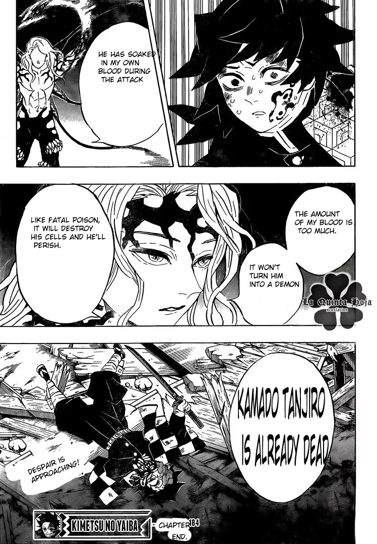 Kimetsu No Yaiba Chapter 184 page 18 - 