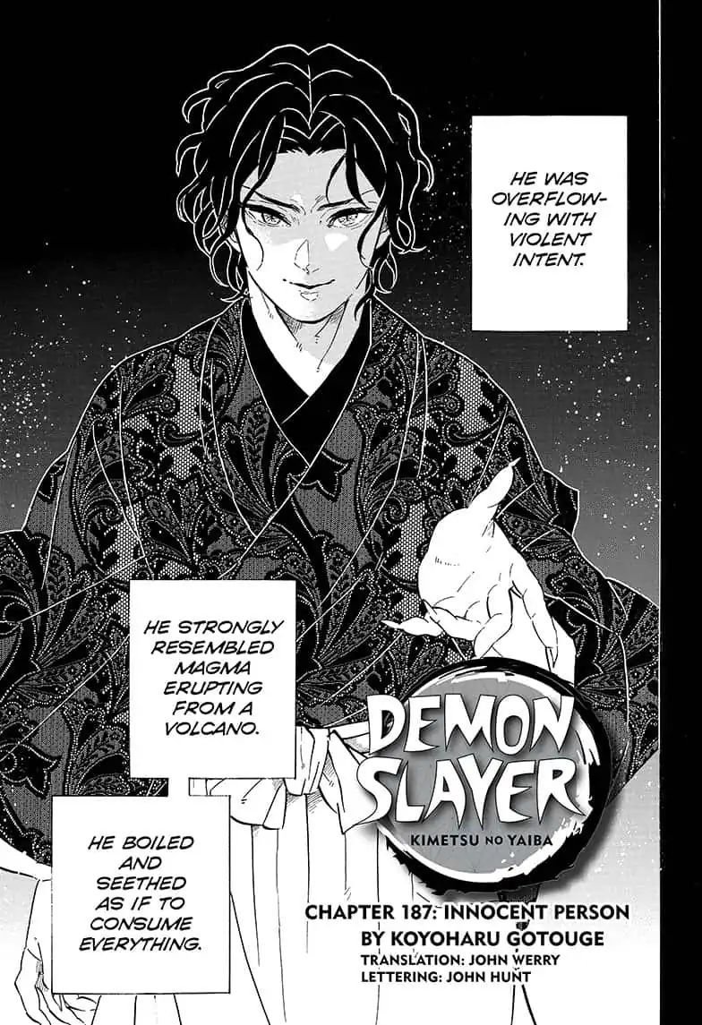Kimetsu No Yaiba Chapter 187 page 1 - 