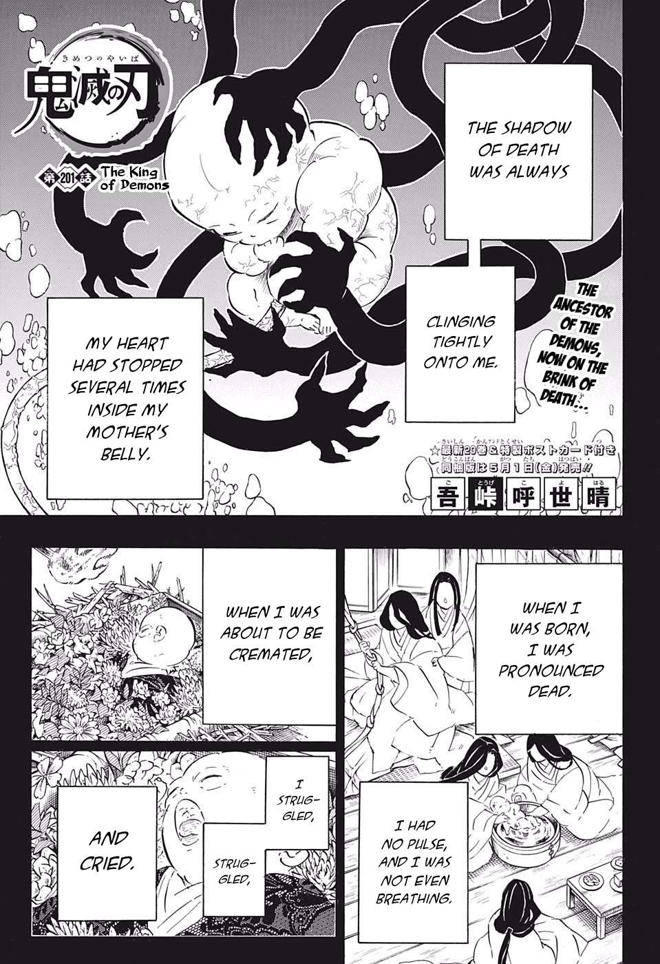 Kimetsu No Yaiba Chapter 201 page 1 - 