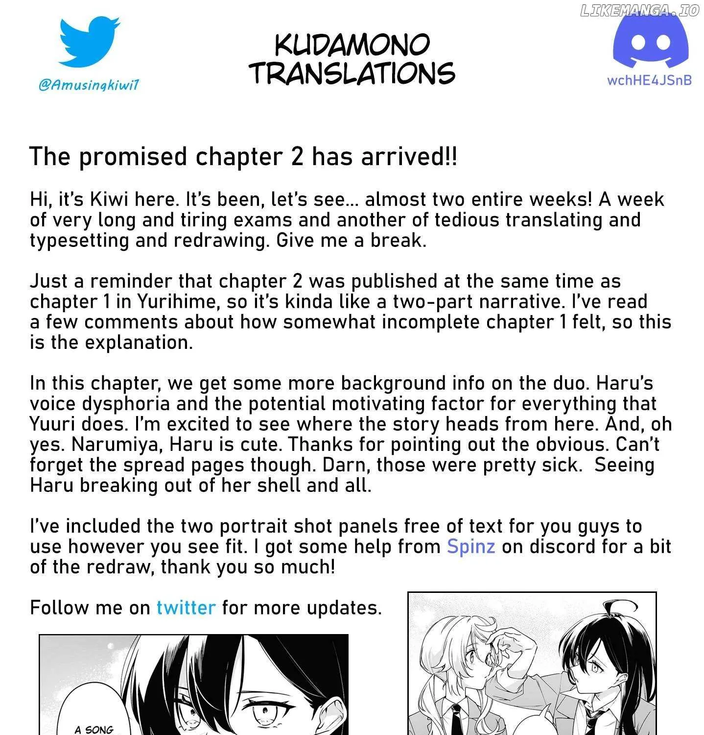 Kimi ga Hoeru Tame no Uta wo Chapter 2 page 93 - 