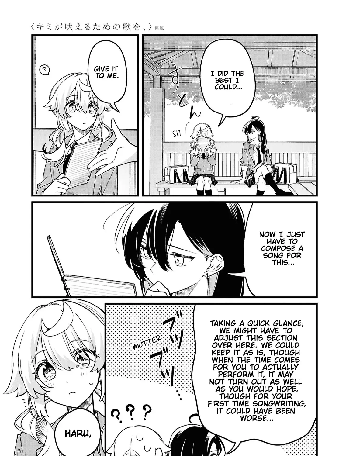 Kimi ga Hoeru Tame no Uta wo Chapter 4 page 53 - 