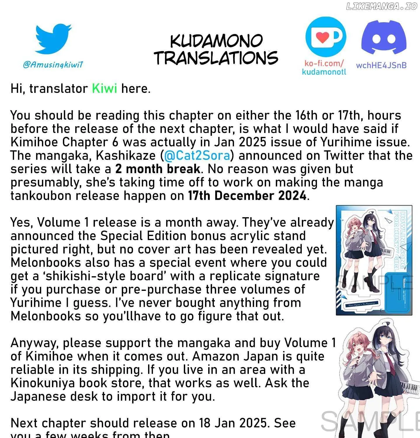 Kimi ga Hoeru Tame no Uta wo Chapter 5 page 65 - 
