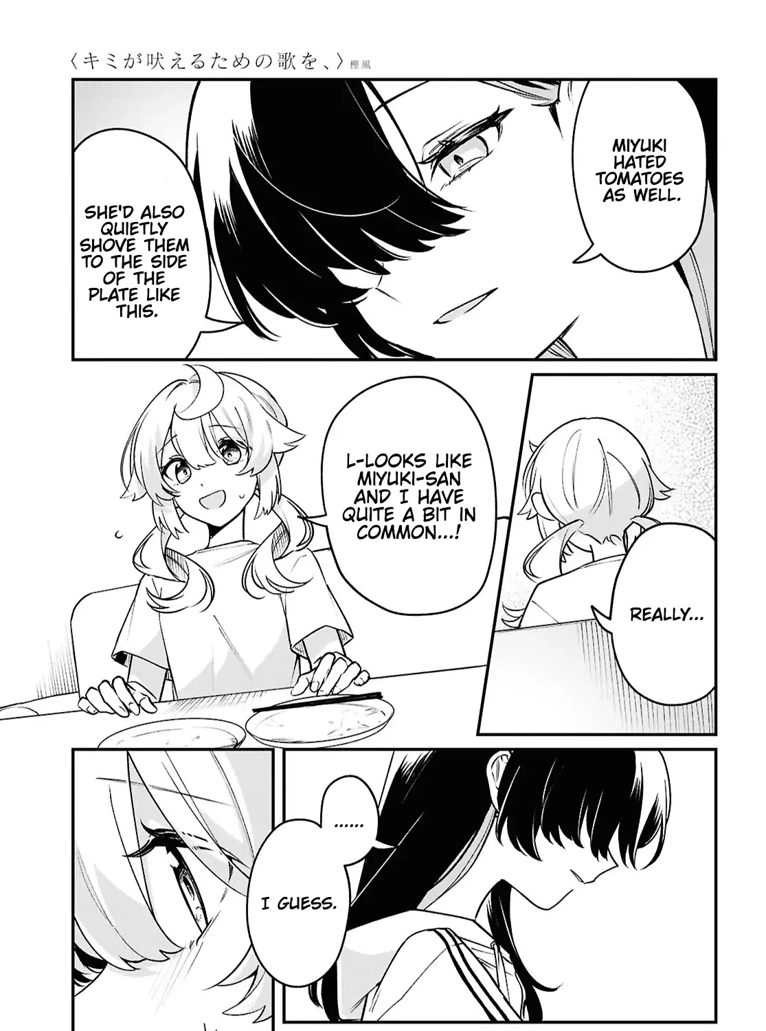 Kimi ga Hoeru Tame no Uta wo Chapter 6 page 22 - 