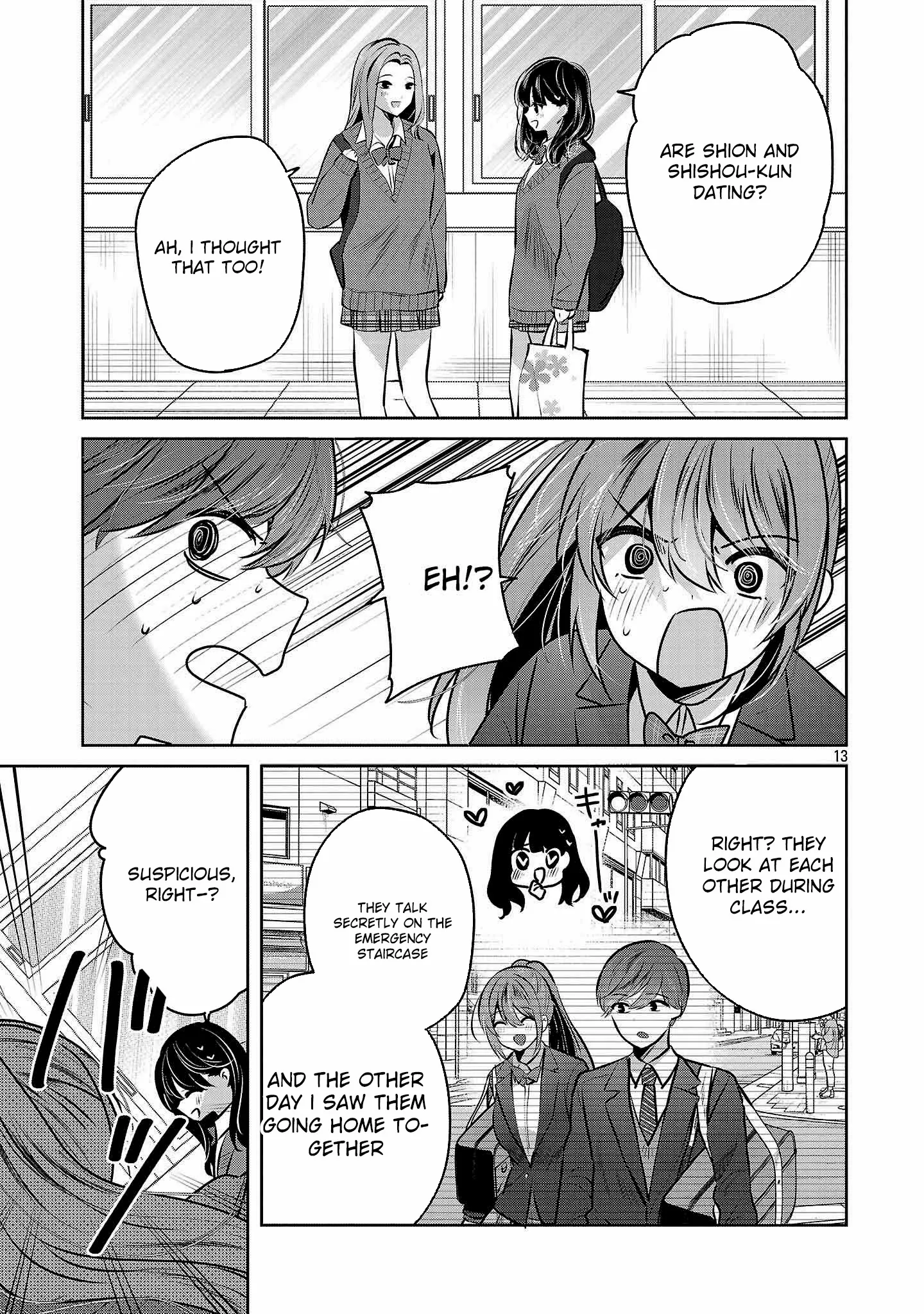 Kimi ni Koisuru Sanshimai Chapter 35 page 14 - 