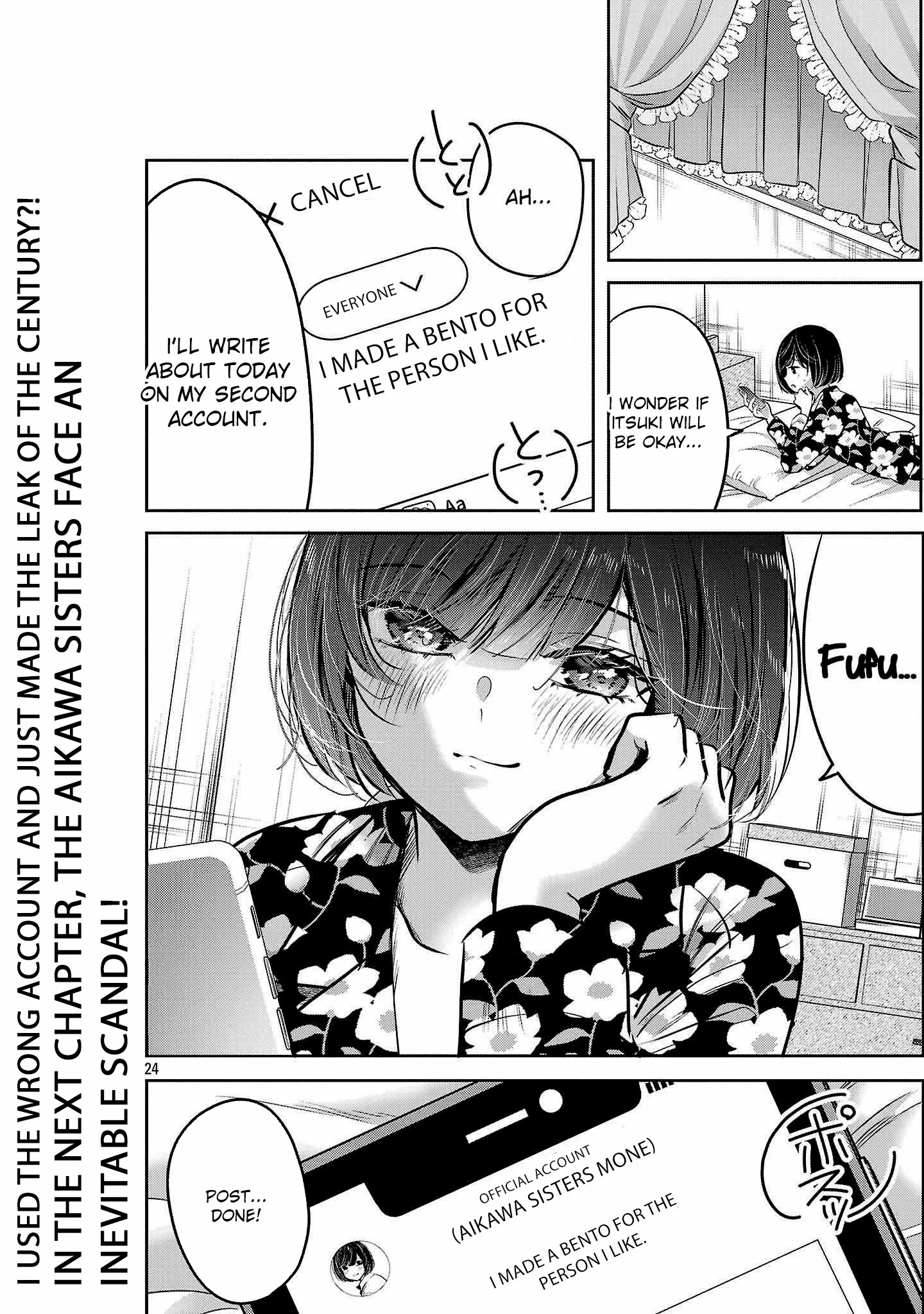 Kimi ni Koisuru Sanshimai Chapter 36 page 24 - 