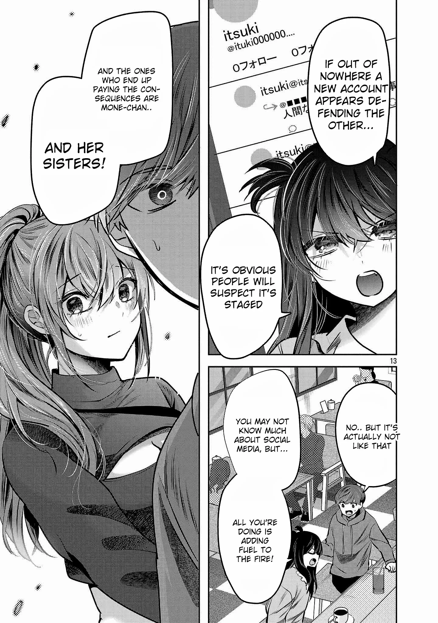 Kimi ni Koisuru Sanshimai Chapter 37 page 15 - 
