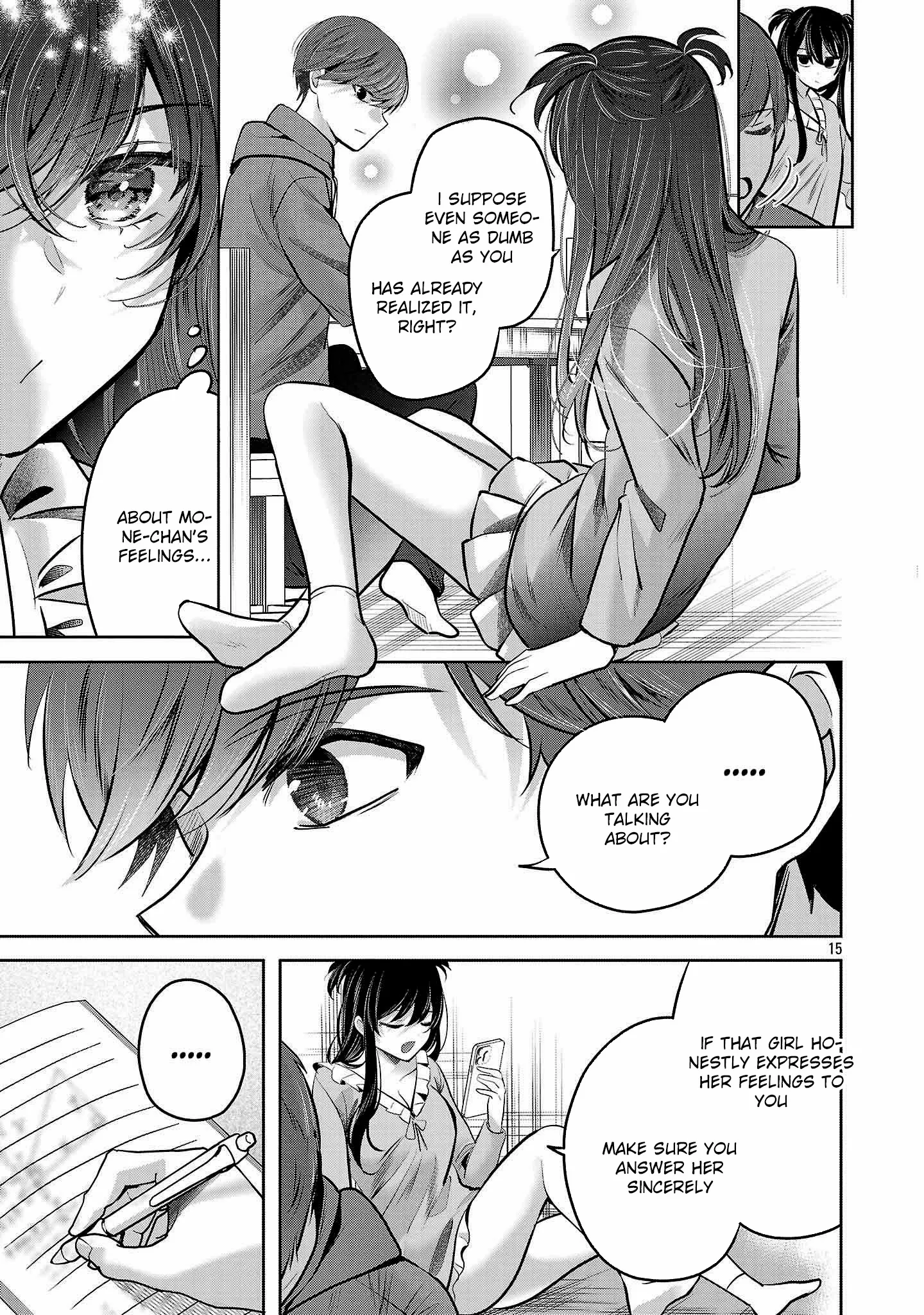 Kimi ni Koisuru Sanshimai Chapter 38 page 17 - 