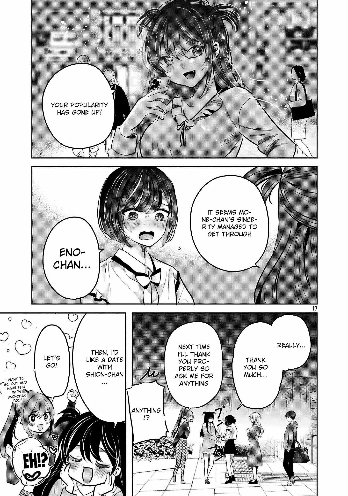 Kimi ni Koisuru Sanshimai Chapter 38 page 19 - 