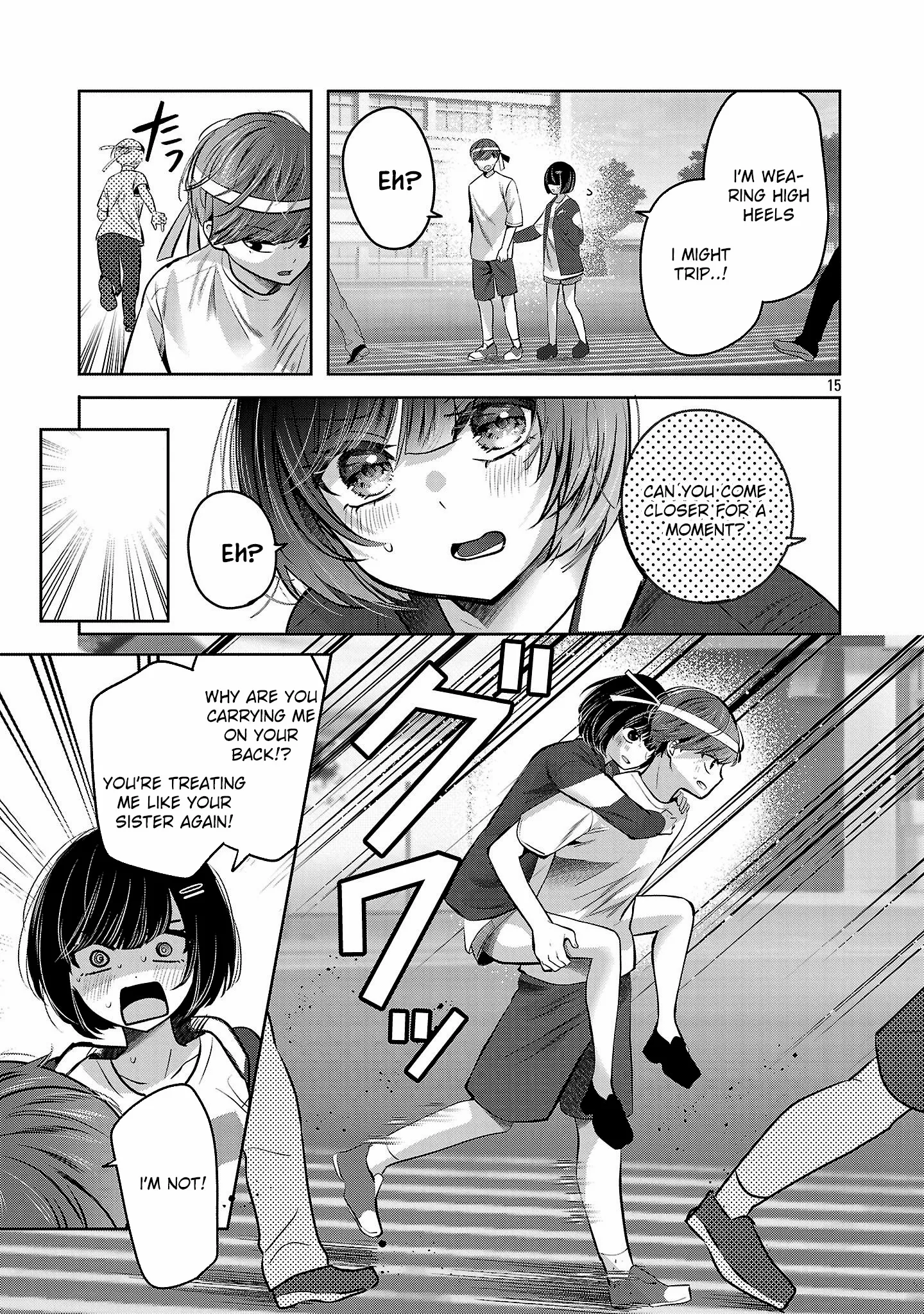 Kimi ni Koisuru Sanshimai Chapter 39 page 15 - 