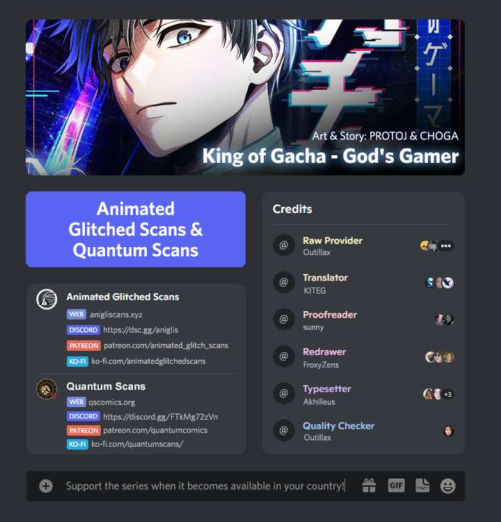 King of Gacha ~God’s Gamer~ Chapter 2 page 1 - 