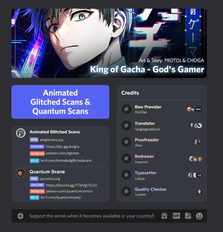 King of Gacha ~God’s Gamer~ Chapter 7 page 1 - 