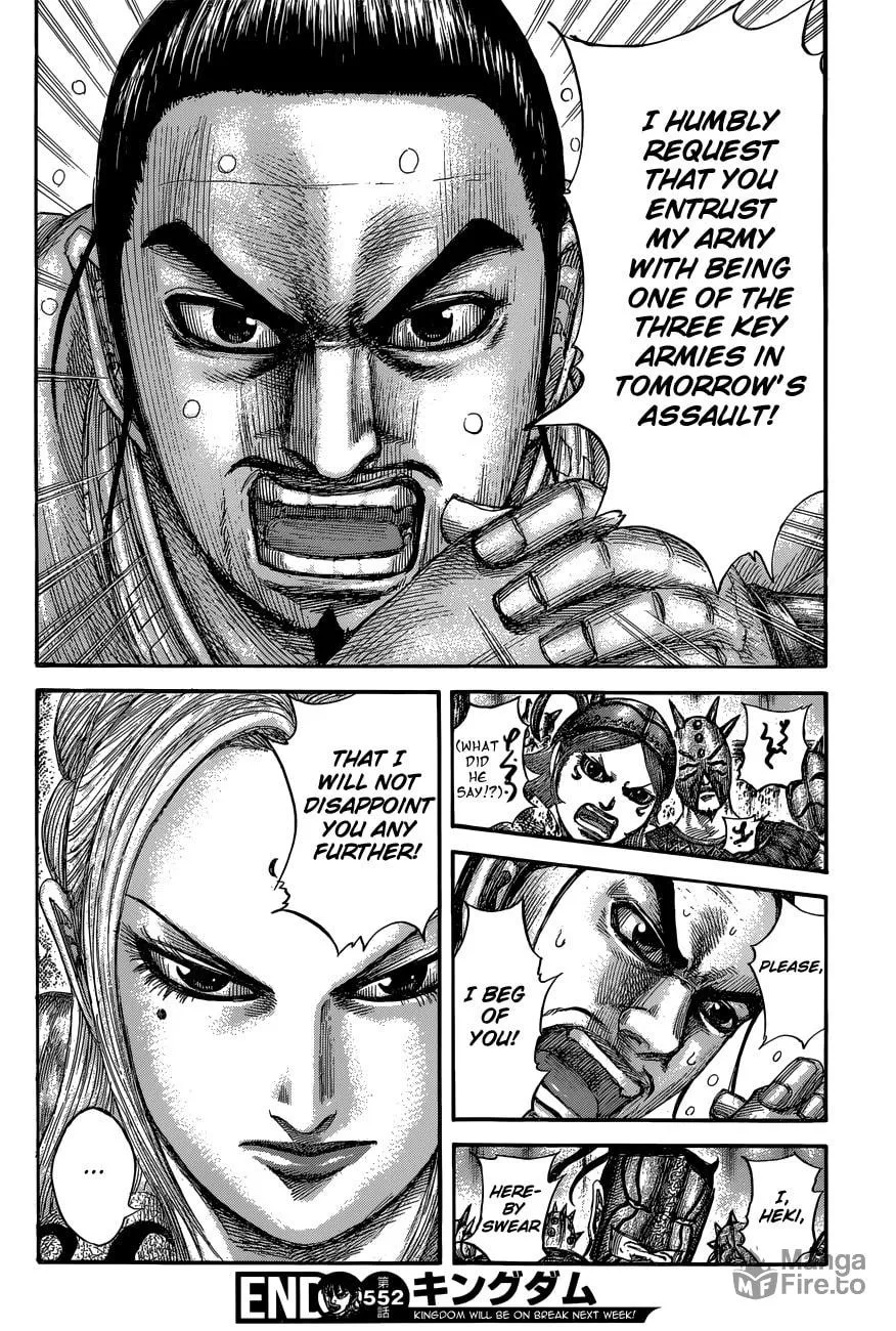 Kingdom Chapter 552 page 20 - 