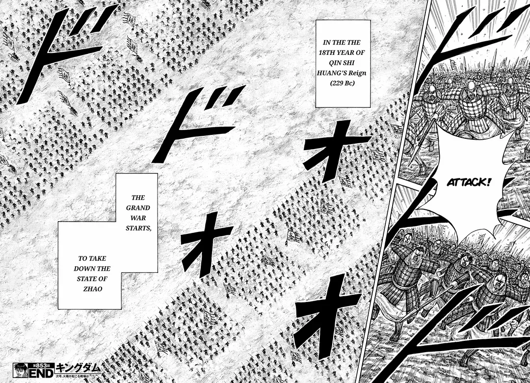 Kingdom Chapter 853 page 36 - 