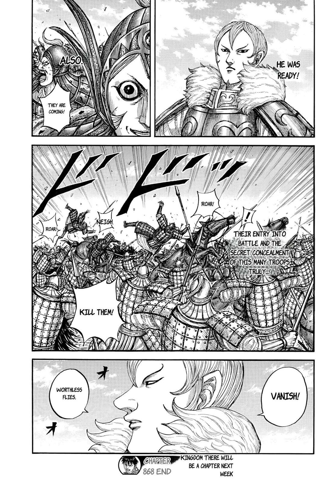 Kingdom Chapter 868 page 19 - 