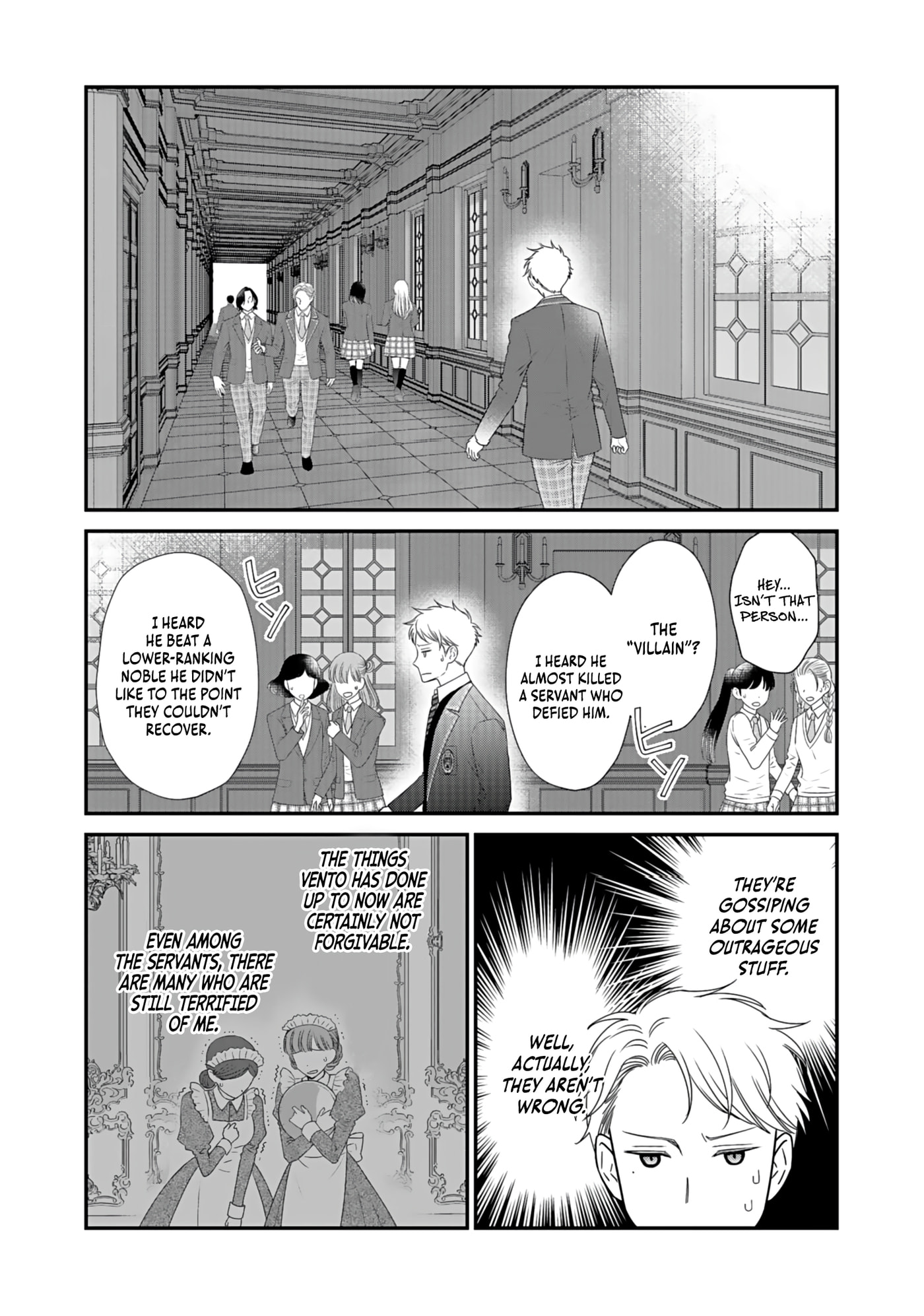 Kirawaremono no Akuyaku Kizoku ni Tensei Shita Ore, Hametsu Furagu wo Heshi Orinagara Saikyou ni Natte Miru Koto ni Shimashita Chapter 2 page 12 - 