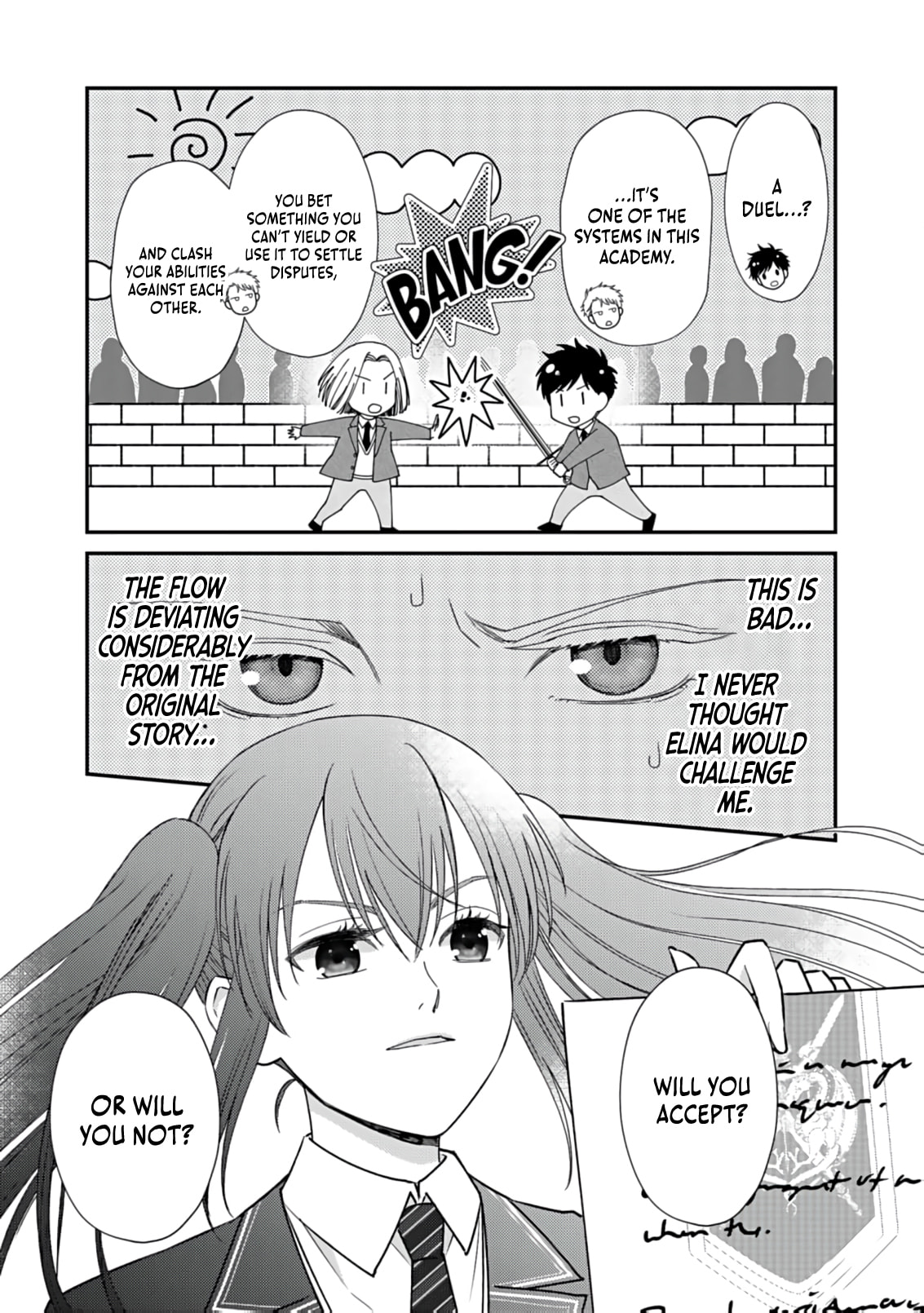 Kirawaremono no Akuyaku Kizoku ni Tensei Shita Ore, Hametsu Furagu wo Heshi Orinagara Saikyou ni Natte Miru Koto ni Shimashita Chapter 3 page 8 - 